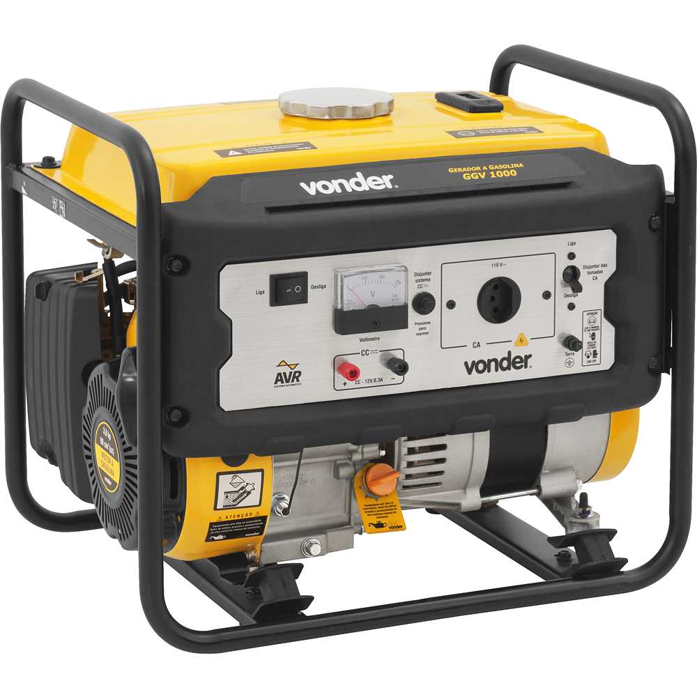 Gerador a gasolina 1.000 W, 110 V~, GGV 1000, VONDER