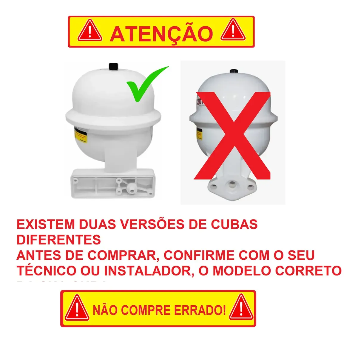 CUBA DE PRESSAO TP 820PTG3/825PTG3 VERSÃO G3